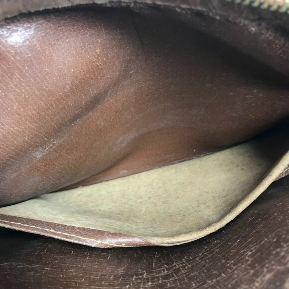 LOUIS VUITTON Monogram Saxophone Clutch bag with strap Brown - Picture 10 of 15